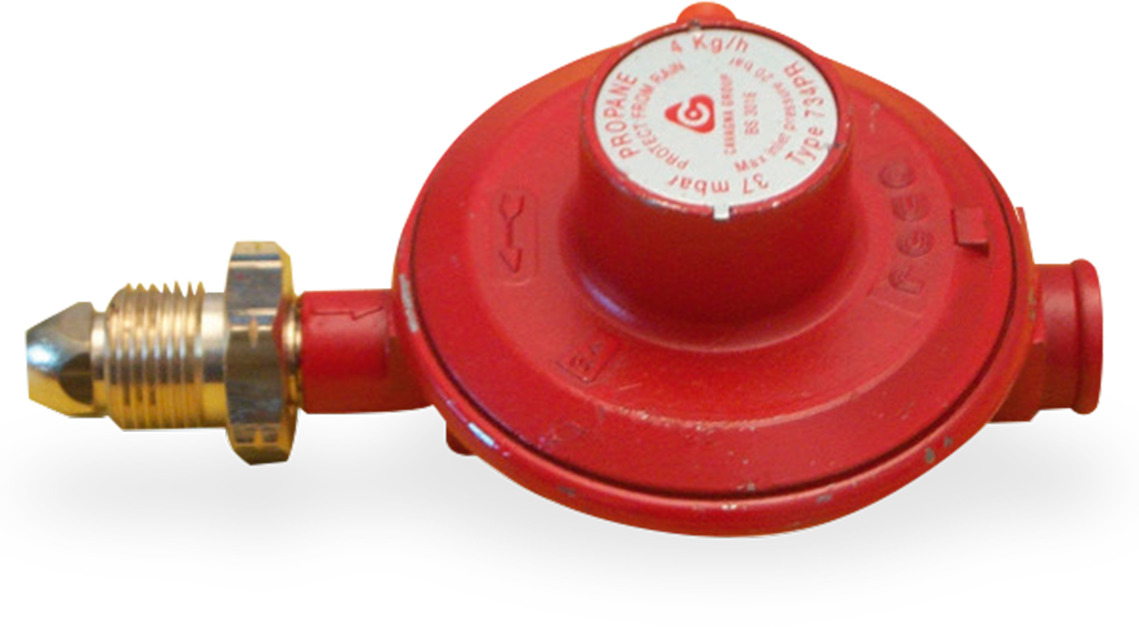 4kg/Hr 37mbar Propane Regulator 3/8" outlet