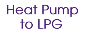 Heat pump to LPG